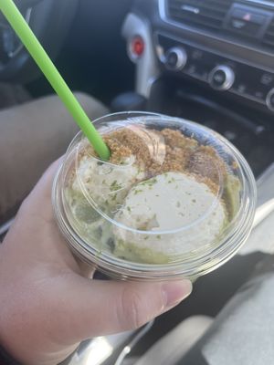 Key-Lime Pie Matcha!!  at Moonbird Coffee in Columbus