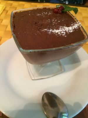 Chocolate MOusse at Le Potager du Marais - Saint Paul in Paris
