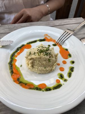 Artichoke cream at Le Potager du Marais - Saint Paul in Paris