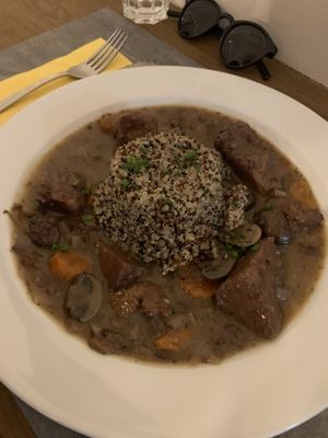 Seitan stew  at Le Potager du Marais - Saint Paul in Paris
