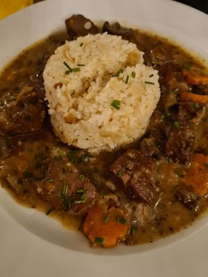 Seitan façon Bourguignon at Le Potager du Marais - Saint Paul in Paris