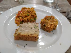 Seitan stroganoff at Le Potager du Marais - Saint Paul in Paris
