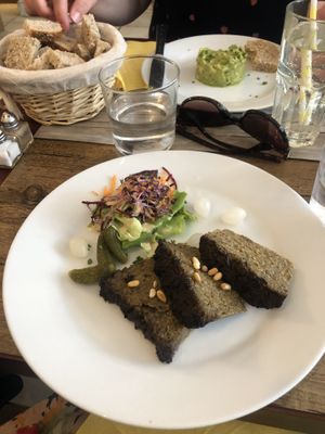 Forestière mushroom pate - with cornichons!   at Le Potager du Marais - Saint Paul in Paris