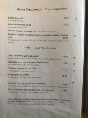 Les salades et les plats  at Le Potager du Marais - Saint Paul in Paris