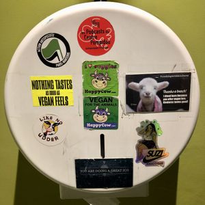 Vegan through to the bathroom!  at Le Potager du Marais - Saint Paul in Paris