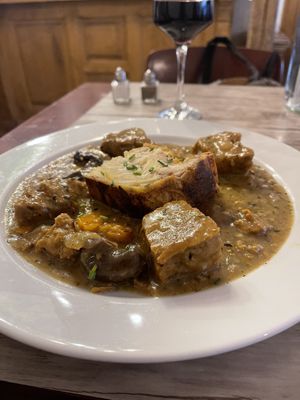 Vegan seitan bourguignon   at Le Potager du Marais - Saint Paul in Paris