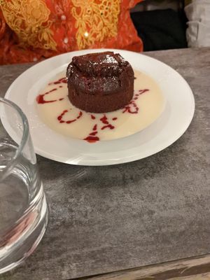 Chocolate pudding at Le Potager du Marais - Saint Paul in Paris