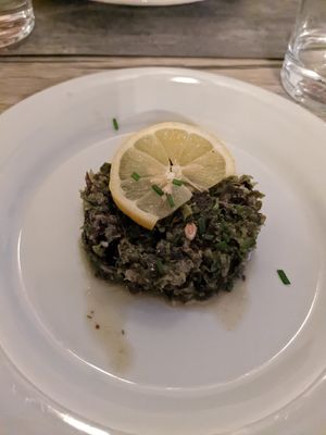 Tartare seaweed at Le Potager du Marais - Saint Paul in Paris