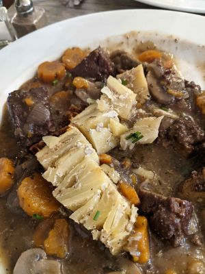 Bourguignon Seitan at Le Potager du Marais - Saint Paul in Paris