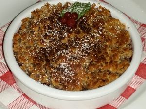 berry crumble at Le Potager du Marais - Saint Paul in Paris