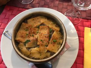 soupe oignon at Le Potager du Marais - Saint Paul in Paris