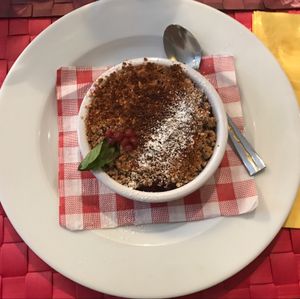 crumble  at Le Potager du Marais - Saint Paul in Paris
