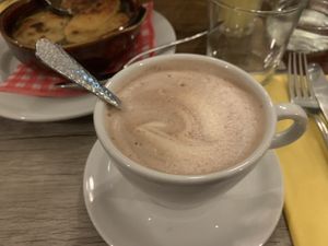 Old fashioned chocolate milk  at Le Potager du Marais - Saint Paul in Paris