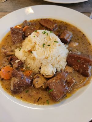 Seitan Bourguignon at Le Potager du Marais - Saint Paul in Paris