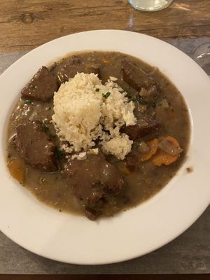 Beef bourguignon  at Le Potager du Marais - Saint Paul in Paris
