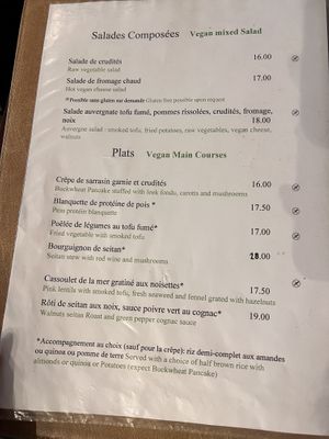 Mains  at Le Potager du Marais - Saint Paul in Paris