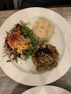 Seaweed and rice  at Le Potager du Marais - Saint Paul in Paris