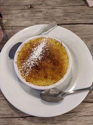 Creme brulée at Le Potager du Marais - Saint Paul in Paris
