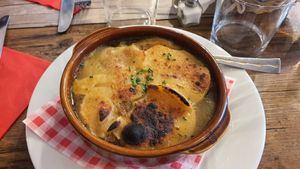 Onion soup at Le Potager du Marais - Saint Paul in Paris