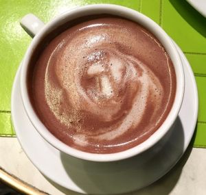 vegan hot chocolate at Le Potager du Marais - Saint Paul in Paris