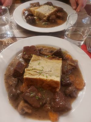 Beef bourguignon at Le Potager du Marais - Saint Paul in Paris