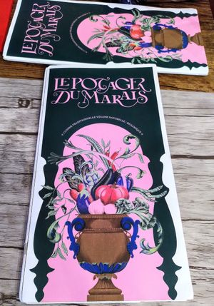 New menu design at Le Potager du Marais - Saint Paul in Paris