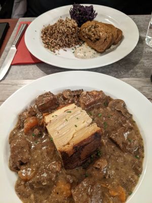seitan with red wine sauce at Le Potager du Marais - Saint Paul in Paris