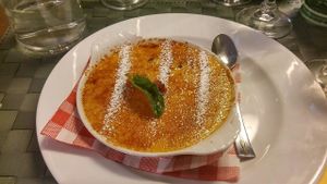 crème brulee at Le Potager du Marais - Saint Paul in Paris