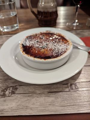 Crème brûlée at Le Potager du Marais - Saint Paul in Paris