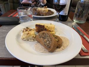 Roti de seitan   at Le Potager du Marais - Saint Paul in Paris