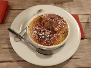 Creme brulée at Le Potager du Marais - Saint Paul in Paris