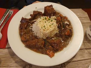 Bourguignon de Seitan at Le Potager du Marais - Saint Paul in Paris