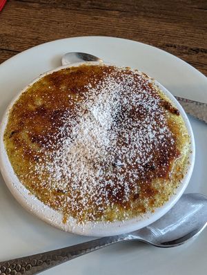 Creme Brulee at Le Potager du Marais - Saint Paul in Paris