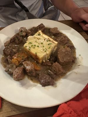 Seitan bourguignon  at Le Potager du Marais - Saint Paul in Paris