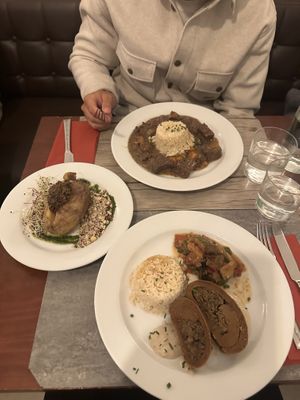 Stew, roast and potato  at Le Potager du Marais - Saint Paul in Paris