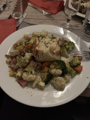 Smoked tofu and potato   at Le Potager du Marais - Saint Paul in Paris