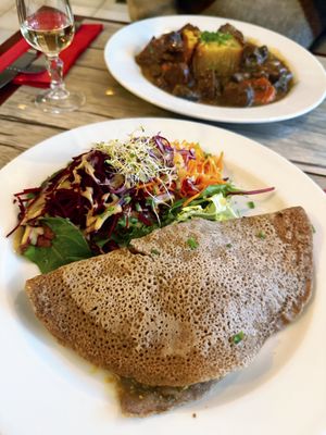 Buckwheat crepe   at Le Potager du Marais - Saint Paul in Paris