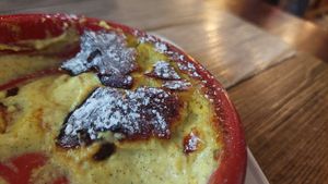 Creme brulee below the surface at Le Potager du Marais - Saint Paul in Paris