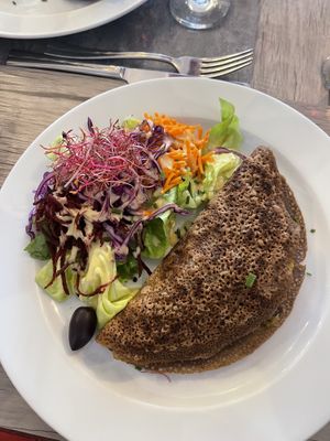 Savoury crepes  at Le Potager du Marais - Saint Paul in Paris