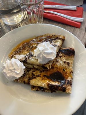 Caramel butter crepes  at Le Potager du Marais - Saint Paul in Paris