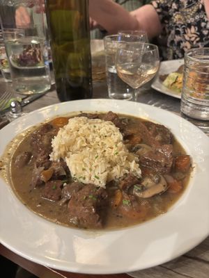 Seitan bourguignon - worth a journey…..  at Le Potager du Marais - Saint Paul in Paris