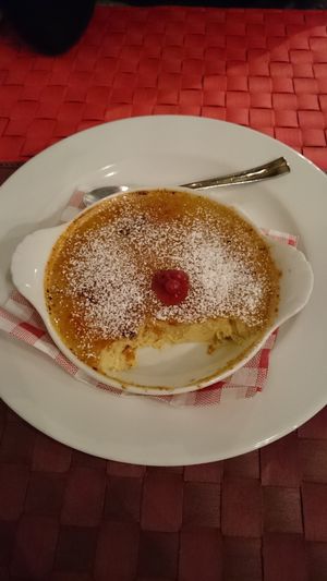 Creme brulée at Le Potager du Marais - Saint Paul in Paris