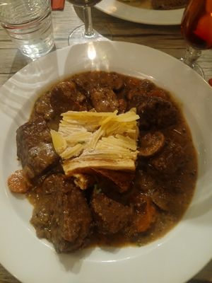 Beef bourginon at Le Potager du Marais - Saint Paul in Paris