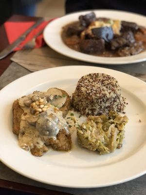Escalope de seitan  at Le Potager du Marais - Saint Paul in Paris