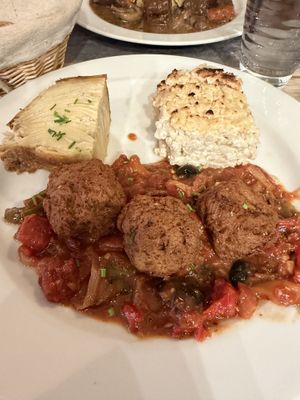 Tageskarte Hackbällchen  at Le Potager du Marais - Saint Paul in Paris