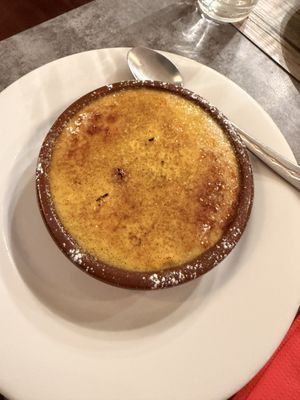 Creme Brulee  at Le Potager du Marais - Saint Paul in Paris