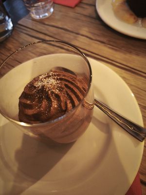 Mousse au chocolate at Le Potager du Marais - Saint Paul in Paris