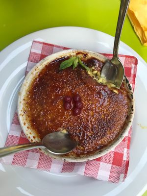 Creme brûlée  at Le Potager du Marais - Saint Paul in Paris