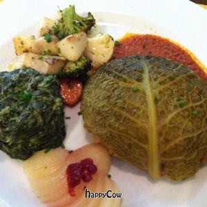 stuffed cabbage at Le Potager du Marais - Saint Paul in Paris