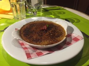 Creme brule at Le Potager du Marais - Saint Paul in Paris